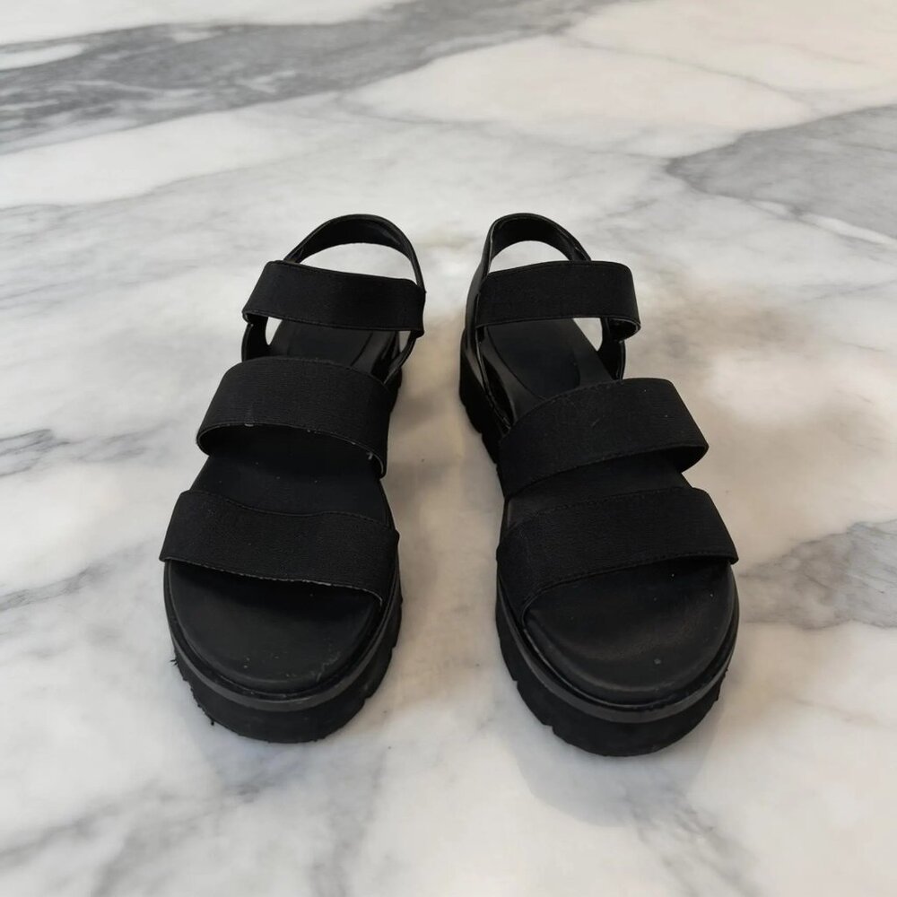 Black Madden Girl Platform Sandals